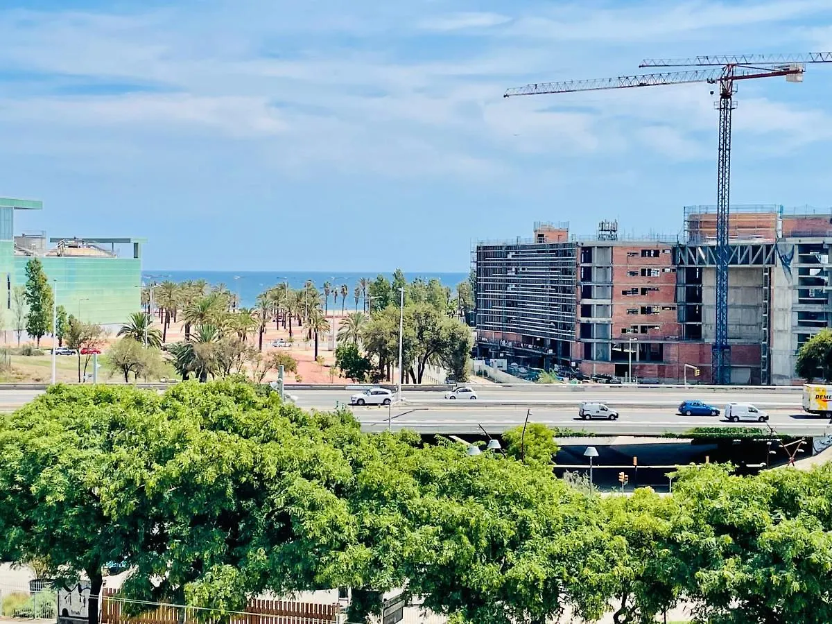 Forum De Barcelona Sea View Apartment With Garage Parking Sant Adria de Besos